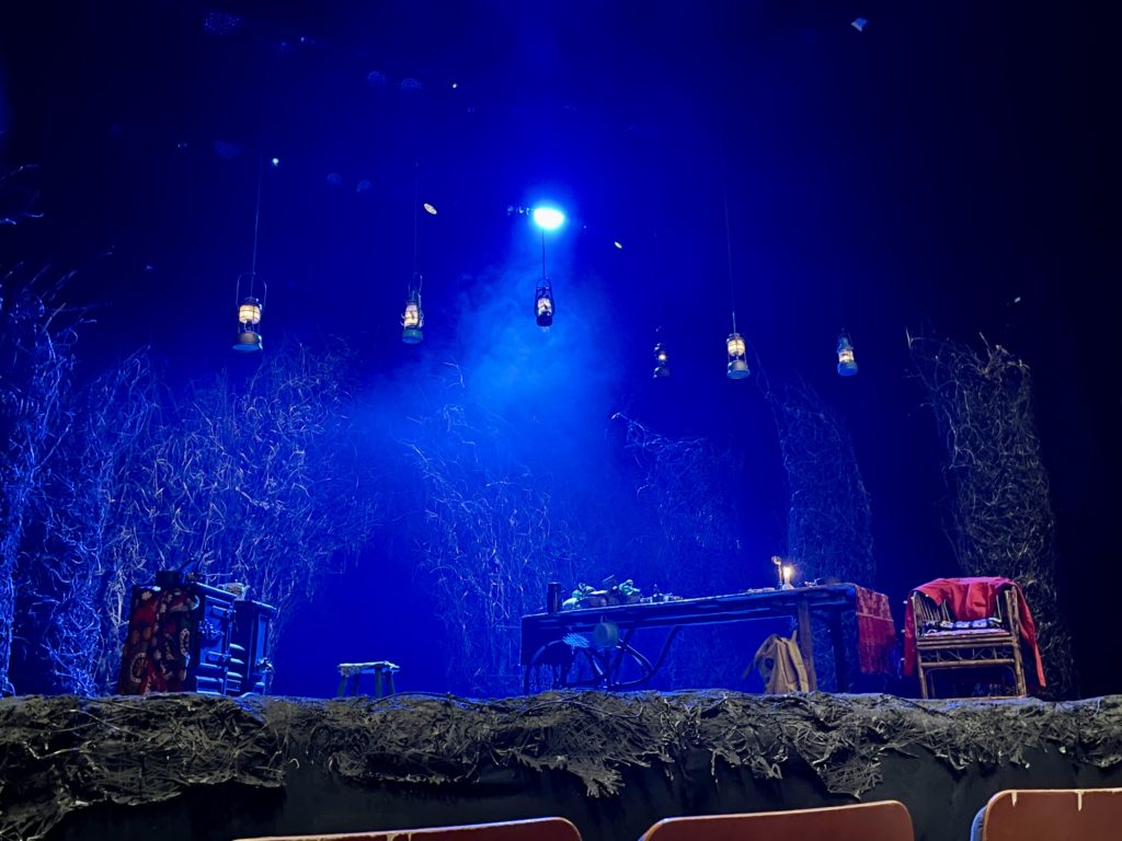 Set of The Ocean at the End of the Lane at the beginning of Act 2 at The Alexandra.