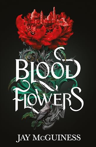 The cover for Blood Flowers by Jay McGuiness